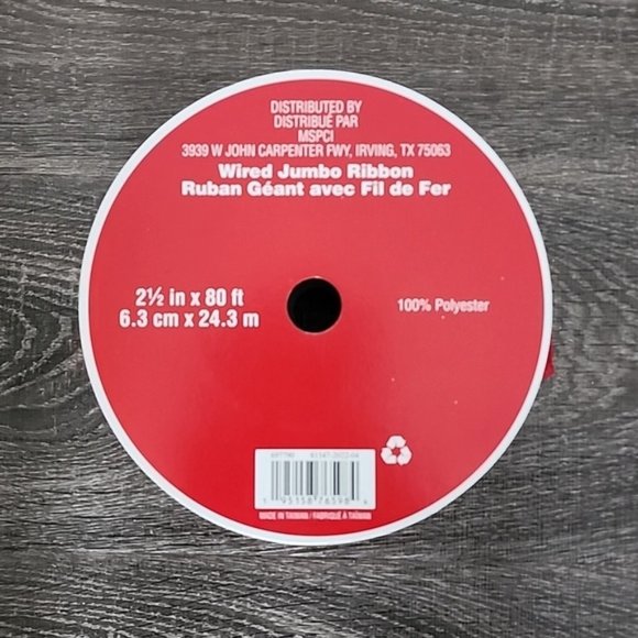 Celebrate It 'buffalo check' jumbo wired Ribbon - Picture 4 of 4